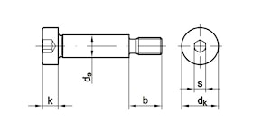 Винт с утолщенным стержнем DIN 7379