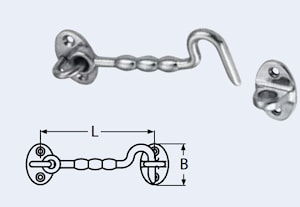 Крючок дверной АРТ 8384  