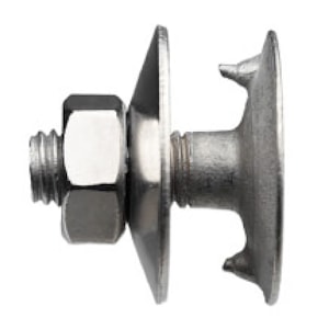 Болты норийные (транспортерные) DIN 15237 с гайкой и чашевидной шайбой  