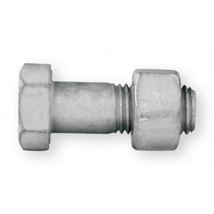 Болты DIN 7990 с шестигранной головкой и гайкой  