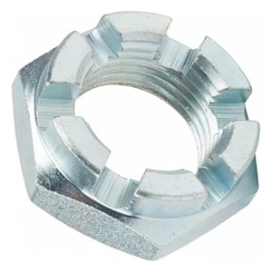 Гайки корончатые DIN 937 ISO 7038 шестигранные низкие  
