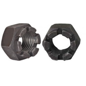 Гайки корончатые шестигранные DIN 935  
